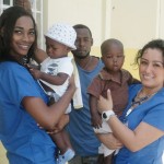 Monroe College students spent 10 days helping to deliver healthcare in the Dominican Republic. (Photo courtesy Monroe Collge)