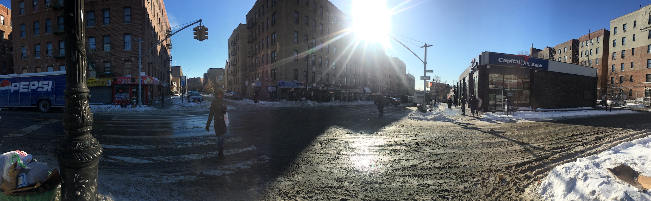 Bronx Braves First Snowstorm of 2018