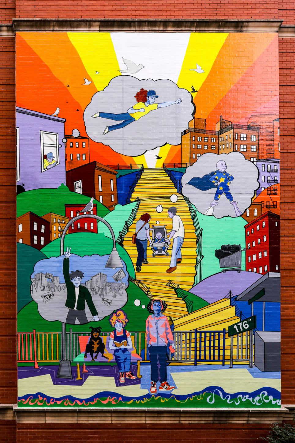 Mental Health Mural Debuts in Mt. Hope - Norwood News
