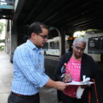 Petitioners Gather Support for Elevator at Mosholu Train Station