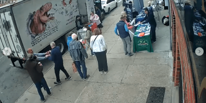 UPDATE Woodlawn: Jeffrey Dinowitz Pushed Forcefully by Man at Paper Shredding Event