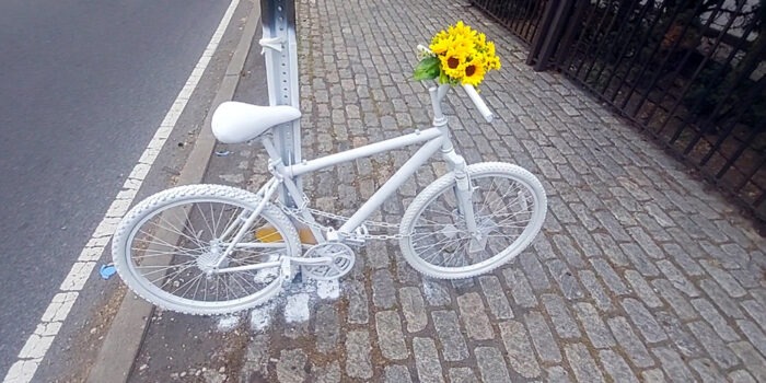 “Ghost Bike” Memorials and Ride of Silence Honor Fallen Cyclists and E-Bikers