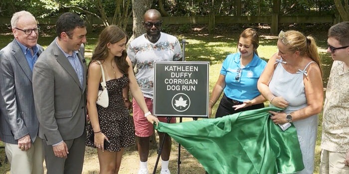 Woodlawn Dog Run Renamed in Honor & Memory of Kathleen Duffy Corrigan