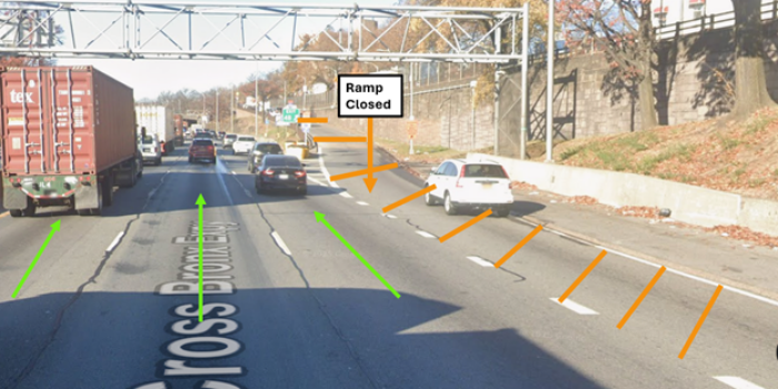 Ramp Closure Along Southbound Cross Bronx Expressway (I-95) for Pavement Repairs