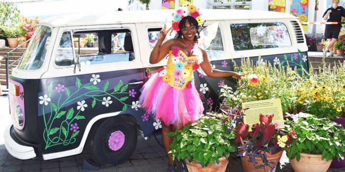 Smiles & Fun at New York Botanical Garden’s “Flower Power” Exhibit & Dress-Up Day